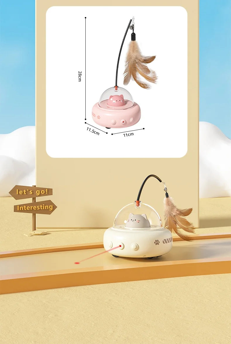 New Smart Cat Toys From Hi Solution Stuffy Cat Accessories Lazy People Funny Dog Stick Feather Dog Toys Pet Supplies