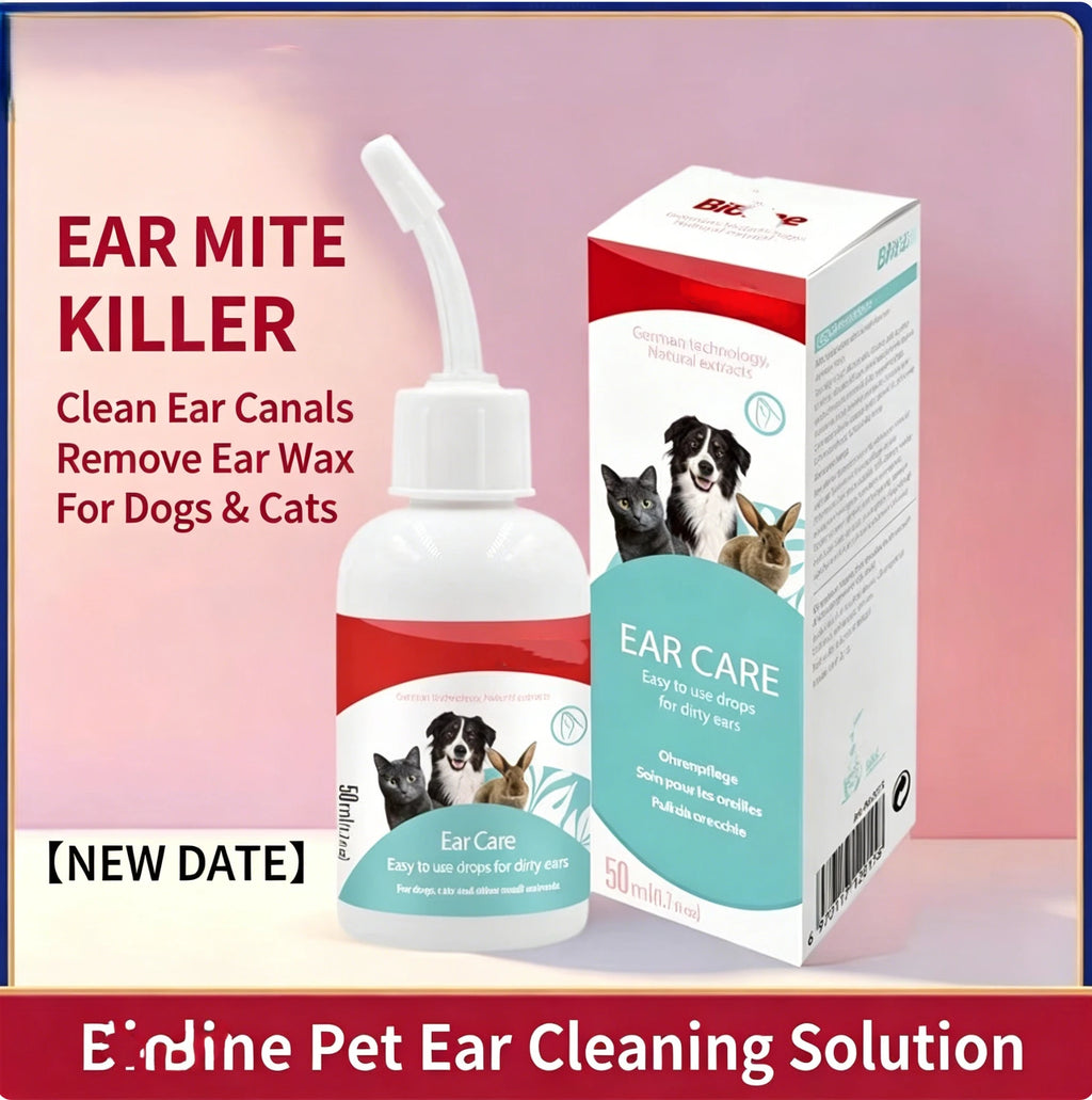 Pet Ear Mite Oil Ear MiteTreatment for Dogs and Cats