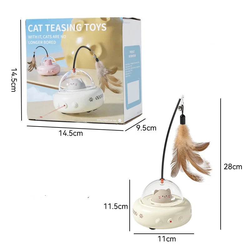 New Smart Cat Toys From Hi Solution Stuffy Cat Accessories Lazy People Funny Dog Stick Feather Dog Toys Pet Supplies