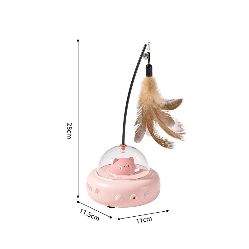 New Smart Cat Toys From Hi Solution Stuffy Cat Accessories Lazy People Funny Dog Stick Feather Dog Toys Pet Supplies