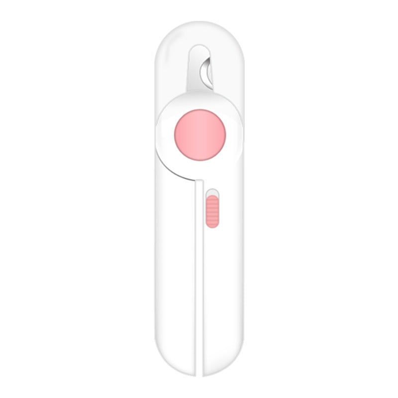 Convenient Pet Dog Cat Claw Toe Nail Clippers LED Light Stainless Steel Scissors Nail Cutter