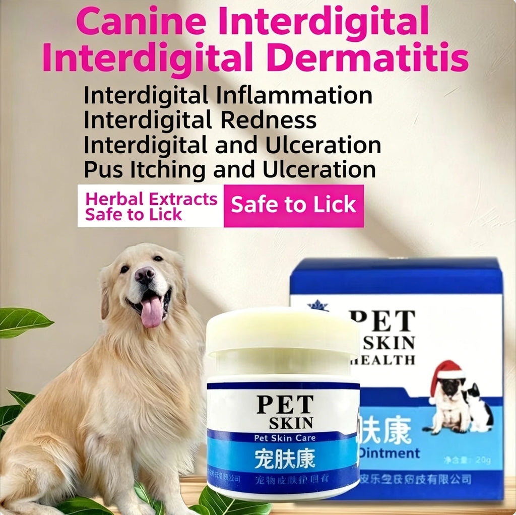 Special Skin Care Ointment for Dog And Cat Interdigital Inflammation - Medicated Healing Balm for Pet Footpad Wounds