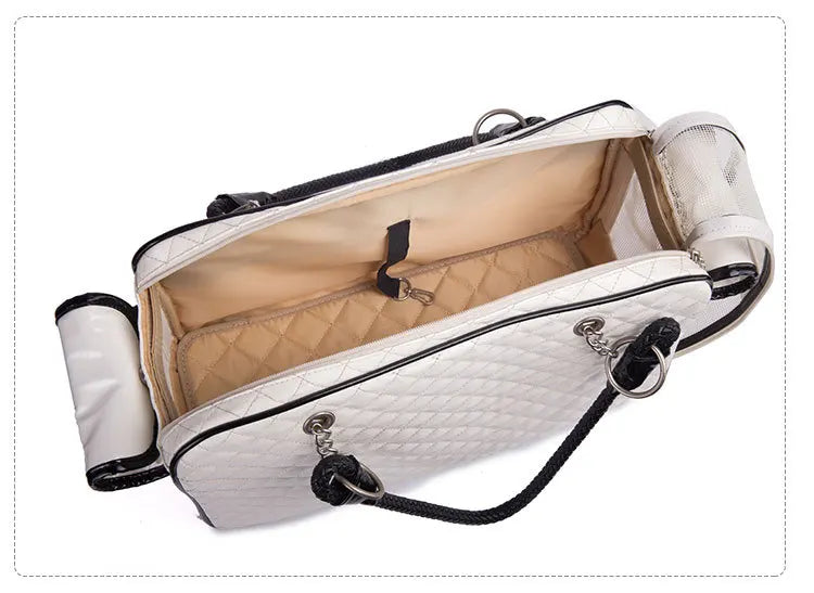 Pet Carrier Bag for Cats Travel Backpack and Transport for Dogs - Expandable Tunnel and Multiple Shoulder Strap Options