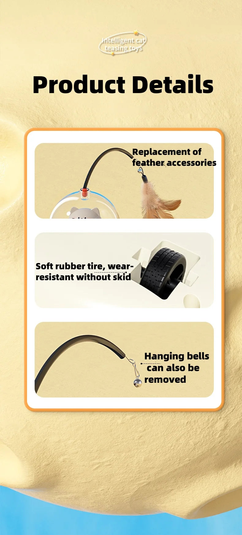 New Smart Cat Toys From Hi Solution Stuffy Cat Accessories Lazy People Funny Dog Stick Feather Dog Toys Pet Supplies