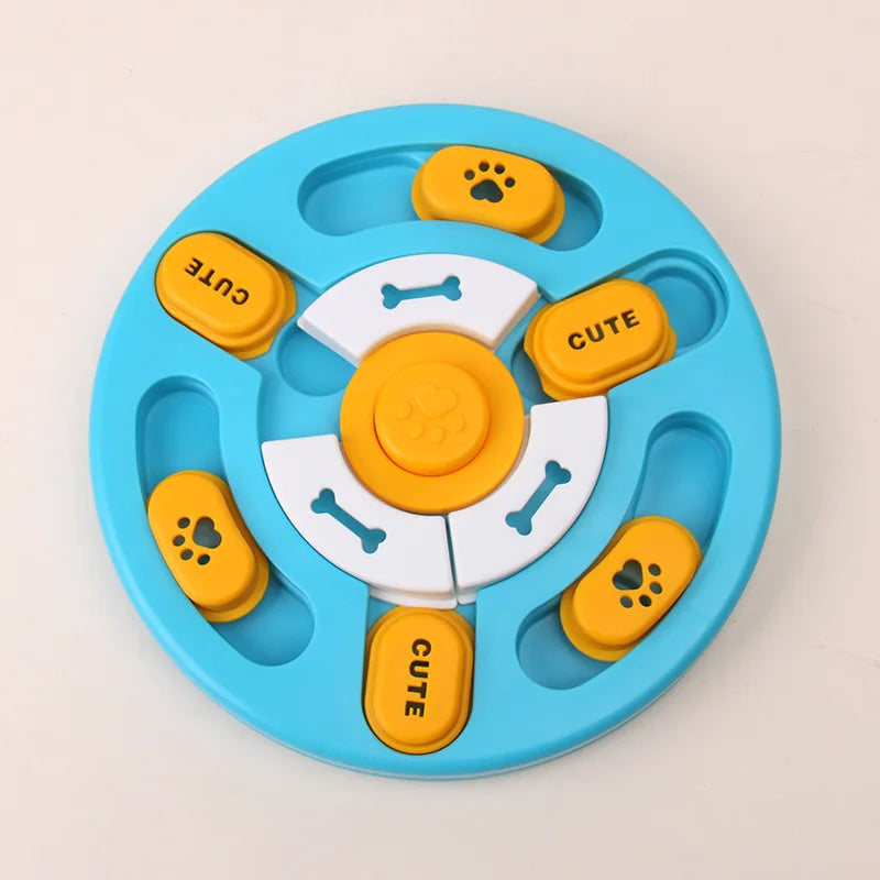 Cat and Dog Puzzle Feeding Toys Interactive Mental Brain Training Fun Snack Dispenser Toys