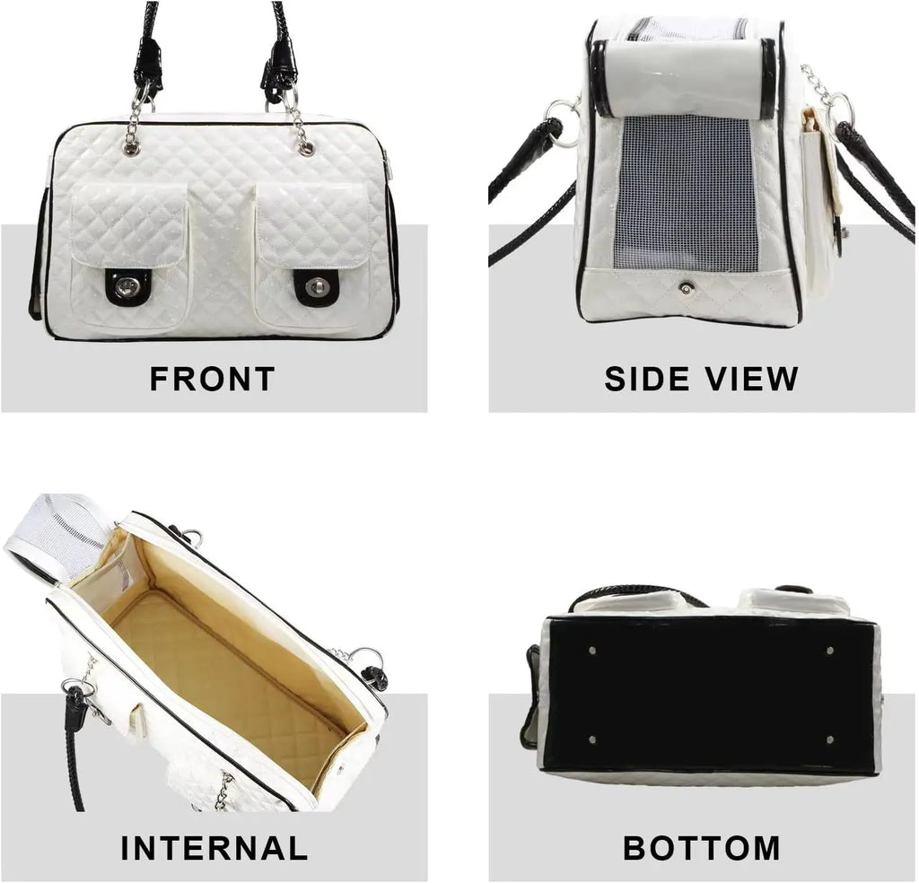 Pet Carrier Bag for Cats Travel Backpack and Transport for Dogs - Expandable Tunnel and Multiple Shoulder Strap Options