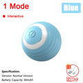 Dog Interactive Ball Toys Infrared Automatic Rolling Ball Tail Rechargeable Smart Pet Electric Toy Cat Training Imitate Mouse