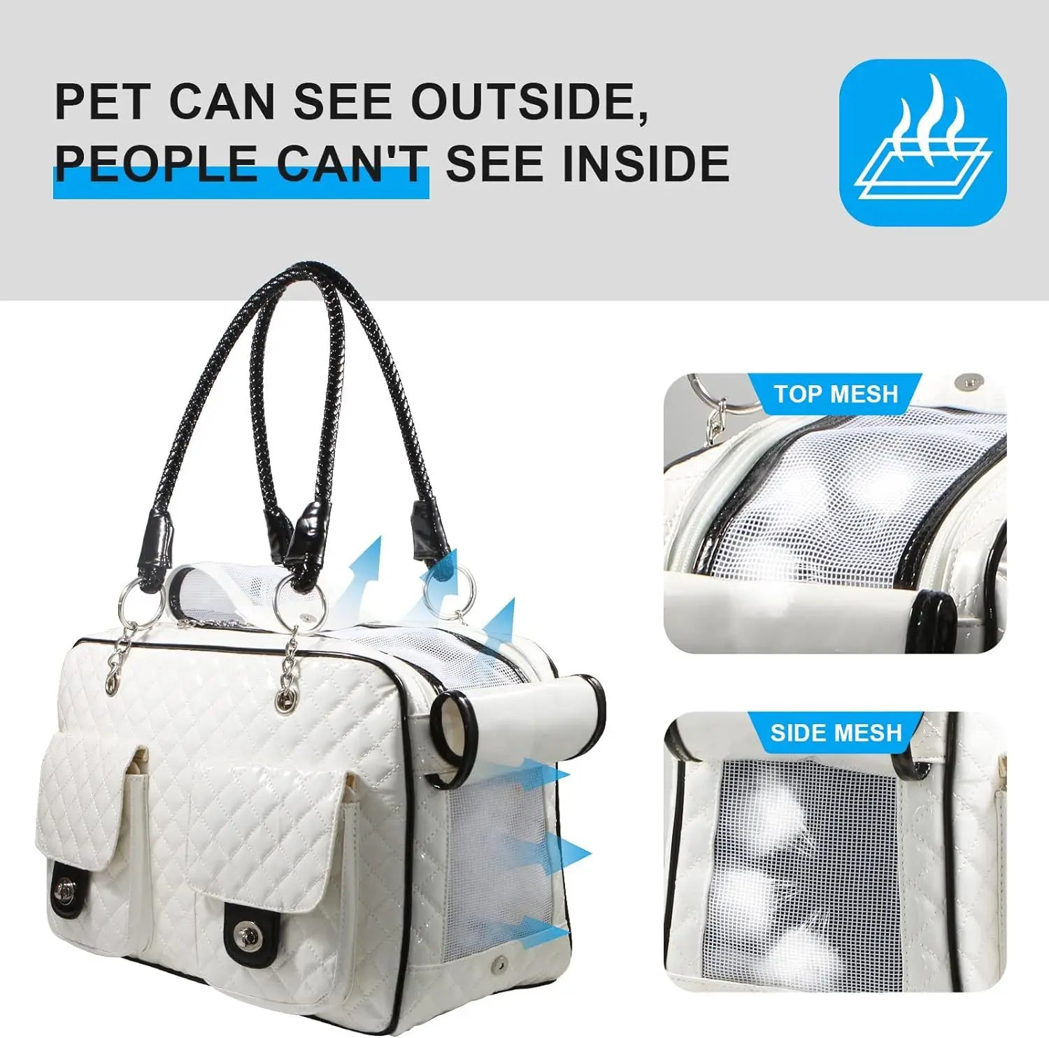 Pet Carrier Bag for Cats Travel Backpack and Transport for Dogs - Expandable Tunnel and Multiple Shoulder Strap Options