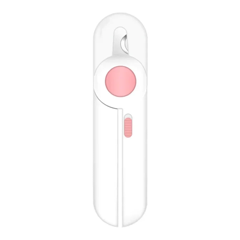 Convenient Pet Dog Cat Claw Toe Nail Clippers LED Light Stainless Steel Scissors Nail Cutter