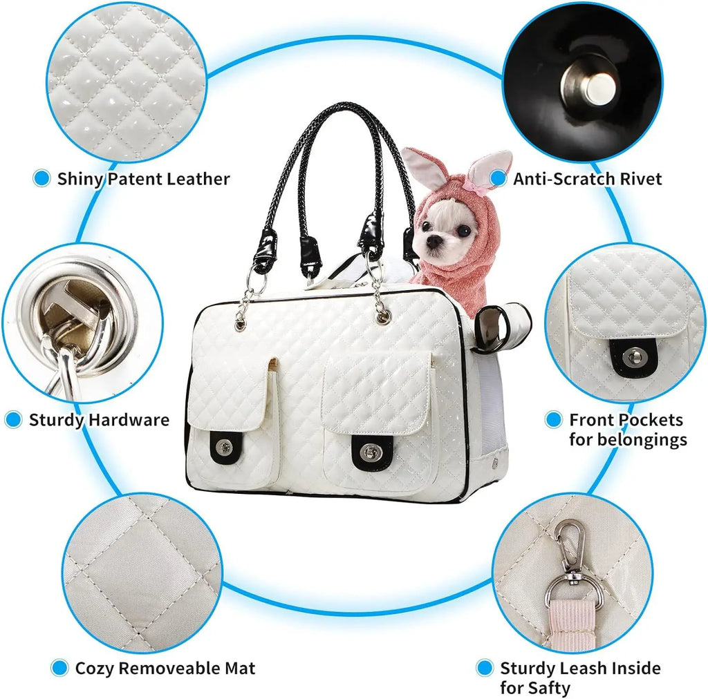 Pet Carrier Bag for Cats Travel Backpack and Transport for Dogs - Expandable Tunnel and Multiple Shoulder Strap Options