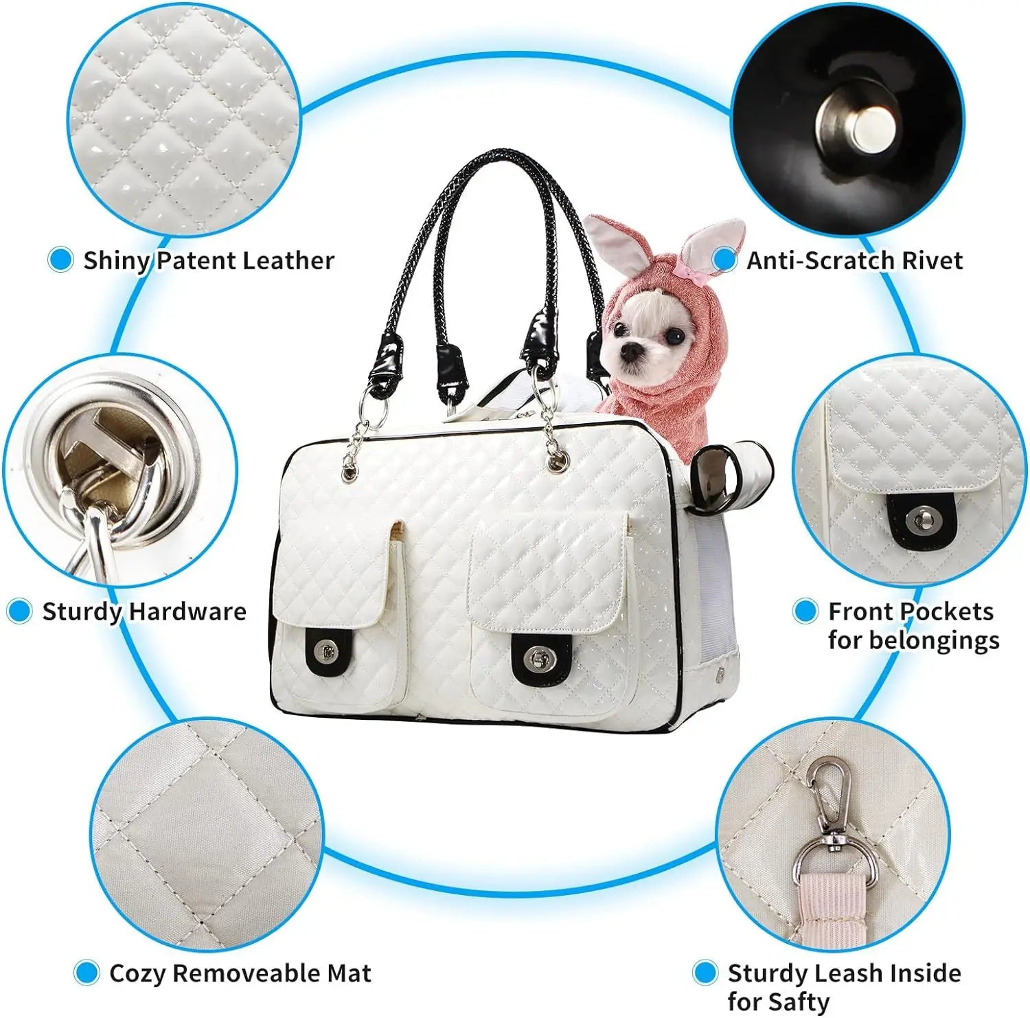 Pet Carrier Bag for Cats Travel Backpack and Transport for Dogs - Expandable Tunnel and Multiple Shoulder Strap Options